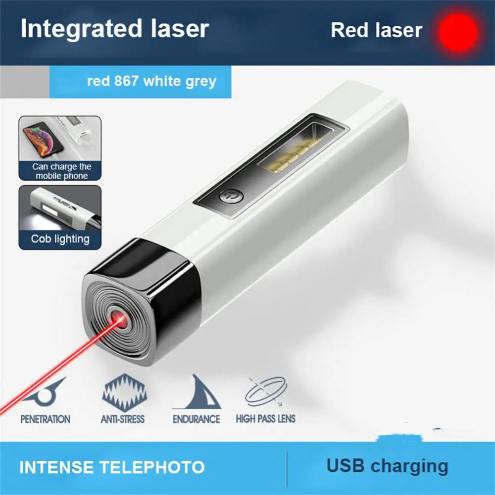 USB Rechargeable Presentation Clicker Wireless Red/Blue/Purple Pointer for PPT Presentation USB PowerPoint Pointer