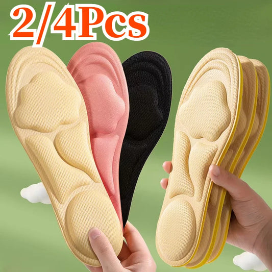 6D Massage Memory Foam Insoles for Shoes Sole Breathable Cushion Sneakers Running Insoles for Feet Orthopedic Insoles Deodorant