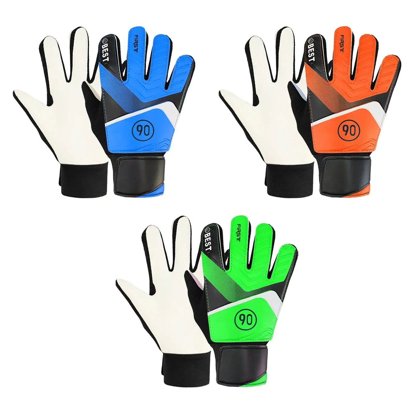 Soccer Goalkeeper Gloves for Kids Professional Finger Protection Anticollision Breathable Nonslip Goalie Gloves Latex Palm