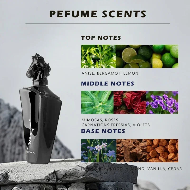 100ml Original Middle East Dubai Body Fragrance Holding Cologne Light Fragrance High quality Noble temperament Perfume men women