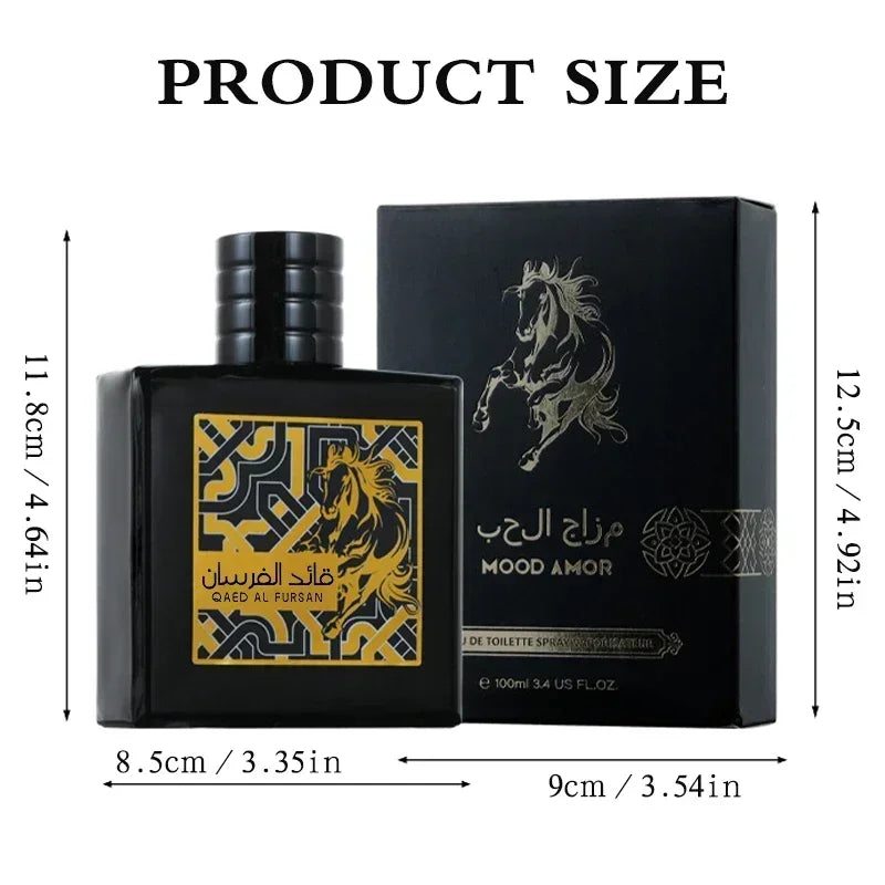 90ML Original Qaed Al Fursan Hair Body Spray High Quality Middle East Dubai Durable Portable Fruit Wood Fragrance for Men Women