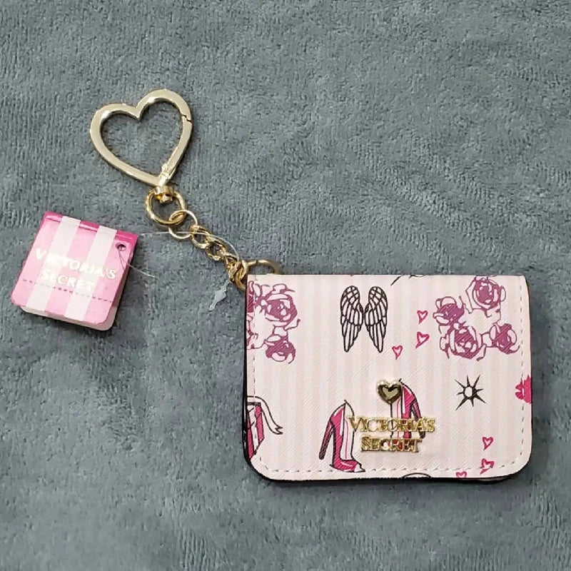 2024 Cute Credit Card Bags For Women Pu Leather Short Bifold Wallet Gift For Mother's Day Christmas