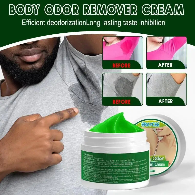 Body Odor Remove Cream Underarm Bad Smell Sweating Removal Armpit Refreshing Antiperspirant Lasting Aroma Deodorant
