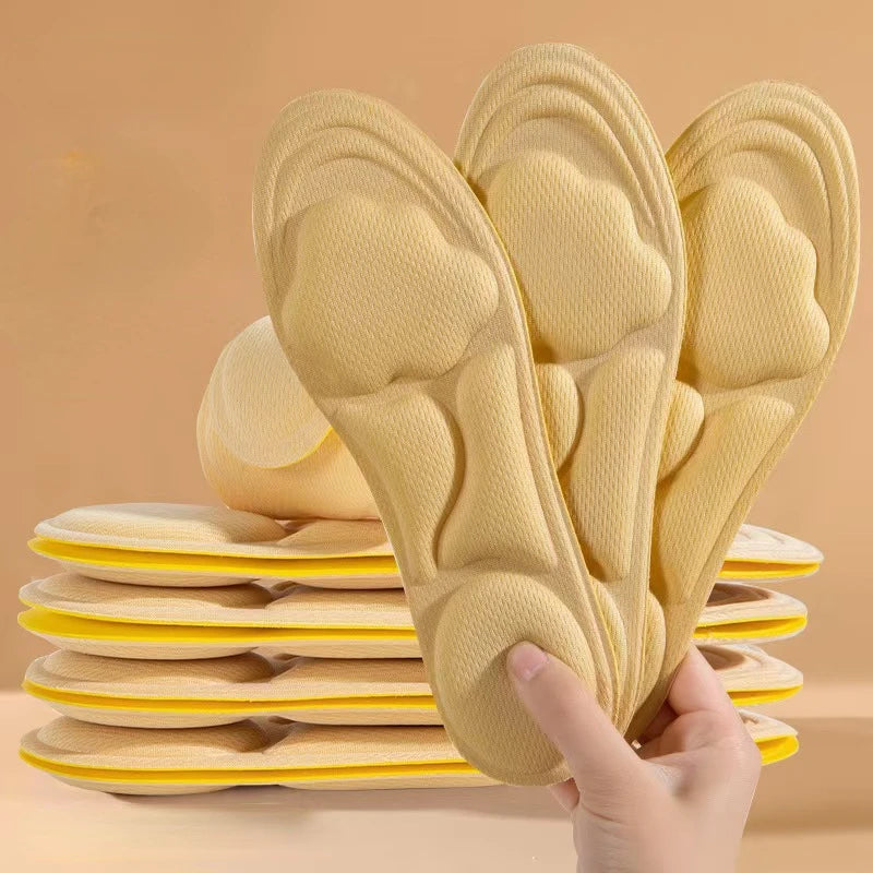 6D Massage Memory Foam Insoles for Shoes Sole Breathable Cushion Sneakers Running Insoles for Feet Orthopedic Insoles Deodorant