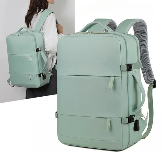 2024Men Women's Bag Large Capacity Journey Multifunction Backpack With Shoe Storage Multilayer Dry And Wet Separation Waterproof