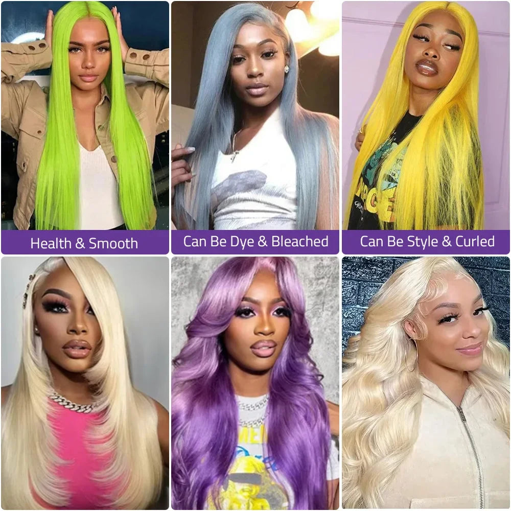 Straight Blonde 613 Hd Lace Frontal Wig 13x6 Brazilian Human Hair Wigs for Women 34 36 Inch Lace Front Closure Honey Colored Wig