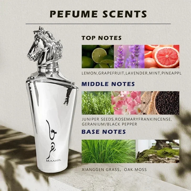 100ml Original Middle East Dubai Body Fragrance Holding Cologne Light Fragrance High quality Noble temperament Perfume men women