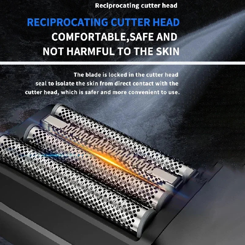 Fast Speed 4 Blade Beard Razor Electric Shavers Ipx7 Waterproof Usb Rechargeable Best Electric Shaver For Men No reviews yet