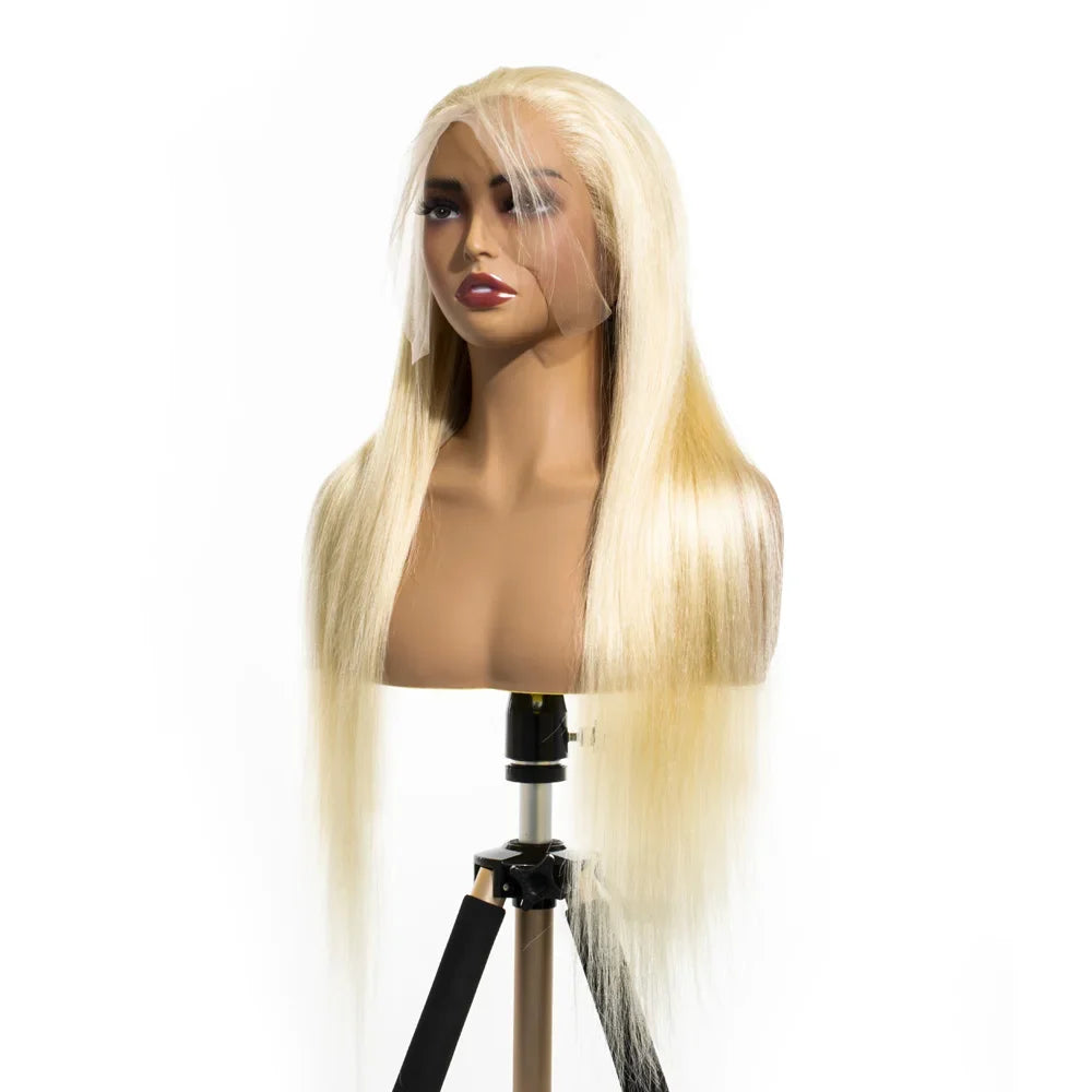 Straight Blonde 613 Hd Lace Frontal Wig 13x6 Brazilian Human Hair Wigs for Women 34 36 Inch Lace Front Closure Honey Colored Wig