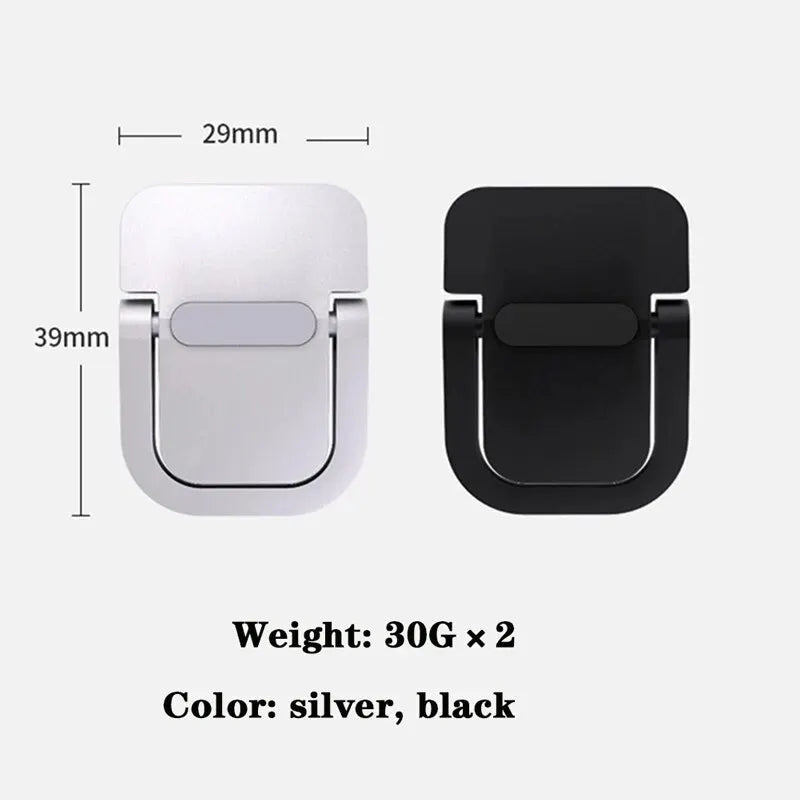 2pcs Foldable Laptop Stand Aluminium Alloy Non-slip Cooling Holder Invisible Universal Notebook Bracket for HP Dell Lenovo