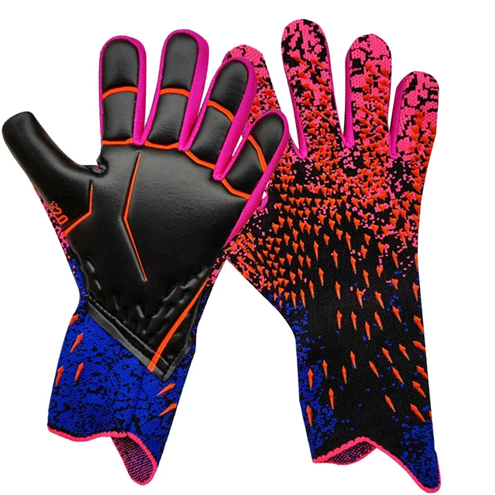 Professional Goalkeeper Gloves Adults Football Latex Thickened Protection Goalkeeper Soccer Sports Football Goalie Gloves Kids