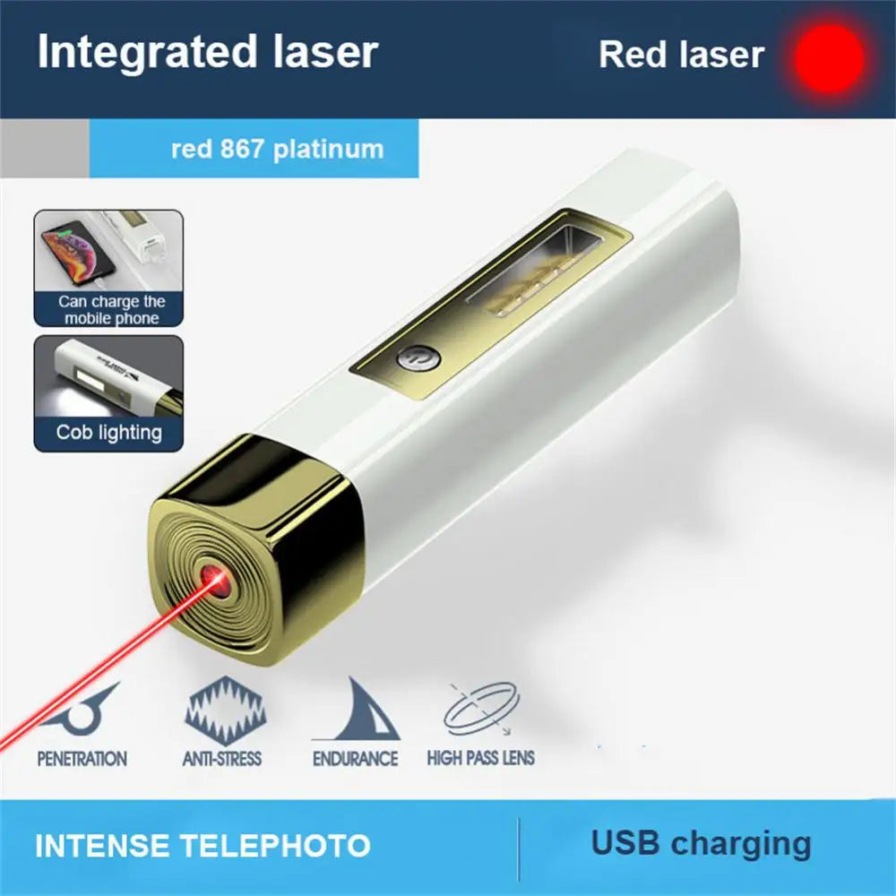 USB Rechargeable Presentation Clicker Wireless Red/Blue/Purple Pointer for PPT Presentation USB PowerPoint Pointer