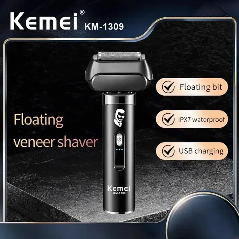 Fast Speed 4 Blade Beard Razor Electric Shavers Ipx7 Waterproof Usb Rechargeable Best Electric Shaver For Men No reviews yet