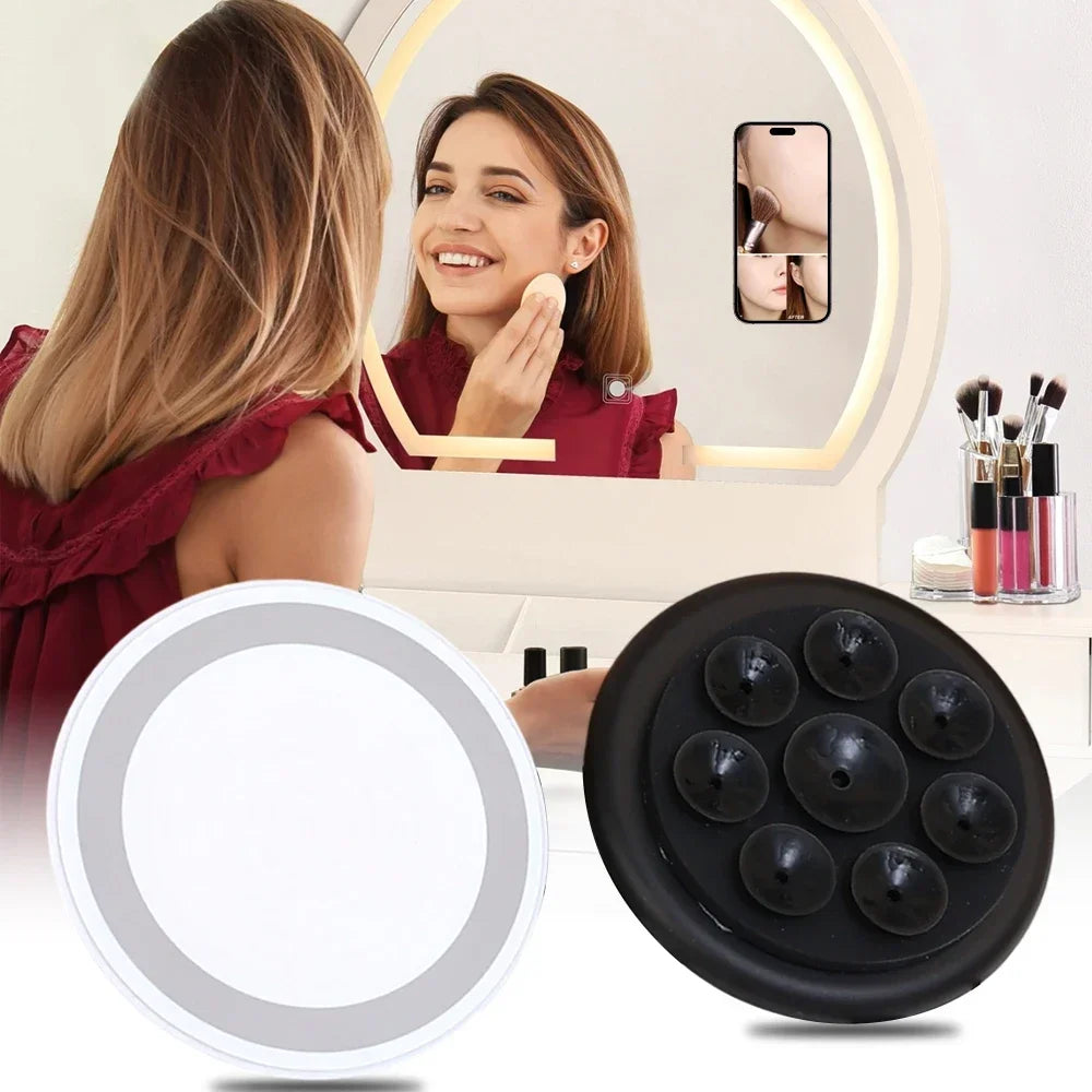 For Magsafe Magnetic Suction Cup Phone Holder Silicone Magnet Wall Mount CellPhone Stand Universal Bracket For IPhone 15 Samsung