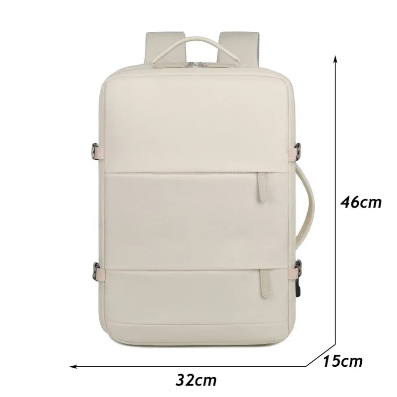 2024Men Women's Bag Large Capacity Journey Multifunction Backpack With Shoe Storage Multilayer Dry And Wet Separation Waterproof